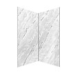 AURLANE - Pack 2 Panneaux Muraux Pierre Artic Storm 100x210cm + Profilés Chrome - STONE'IT - vignette