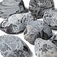 RO'MA NATURE - Galet Noir / Gris Ebano 10-15 cm - Lot de 3 filets de 15 kg - vignette