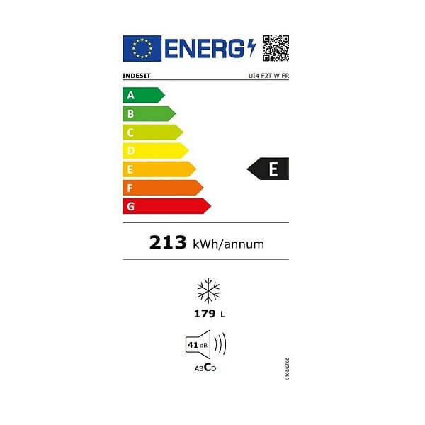 INDESIT - congélateur armoire 60cm 179l nofrost - UI4F2TWFR - large