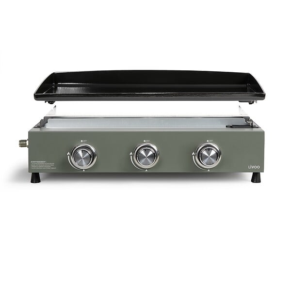 LIVOO - plancha gaz 3 brûleurs - doc324 - large