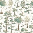 LUTECE - Papier peint vinyle sur support intissé giverny, arbre aquarelle vert - vignette