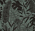 AS CREATION - Papier vinyle sur support intisse palm leave noir vert - vignette