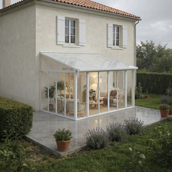 CANOPIA - Canopia Véranda SanRemo 3X4,4 Blanche - large