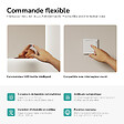 EMKE - EMKE Miroir LED de Salle de Bain 60 x 80 cm,  Antibuée, Interrupteur Tactile,  Intensité réglable 3 Températures - vignette