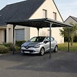 CANOPIA - Canopia Carport Verona 5,04 x 2,99 m Gris - vignette
