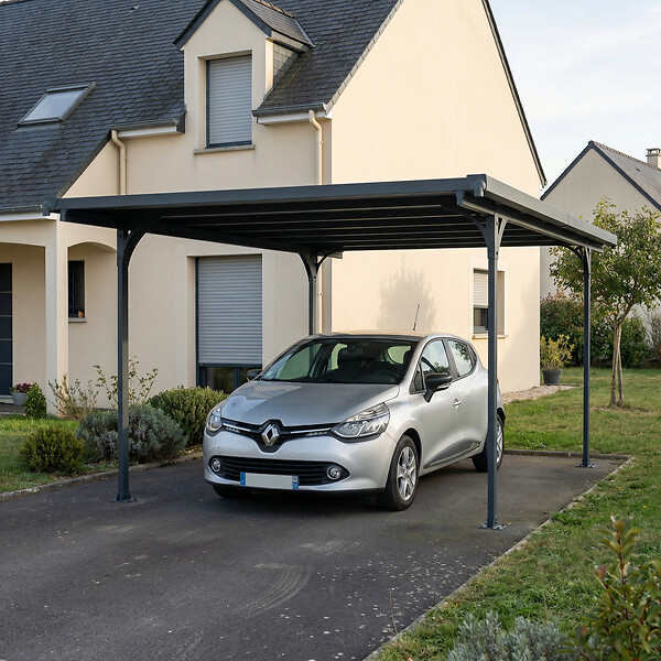 CANOPIA - Canopia Carport Verona 5,04 x 2,99 m Gris - large