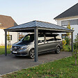 CANOPIA - CARPORT DOUBLE COLORADO 4,3x6 Gris - vignette