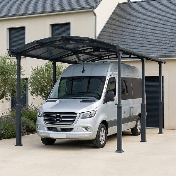 CANOPIA - Canopia Carport Camping-Car Alpine 5,07 x 3,52 m Gris - large
