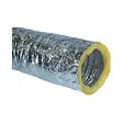 ACOMAT - Gaine flexible aluminium isolé phonique M0/M1 laine de verre ép.25 mm 10 mètres - Diamètre (mm): 200 - vignette