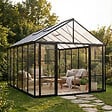CANOPIA - Canopia Serre de jardin Aria 14 m² Noire - vignette