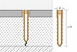 SCHLUTER - Profilé de fractionnement pour pose scellée DILEX MOP - Hauteur: 50 mm - coloris gris - vignette
