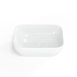 SWISS AQUA TECHNOLOGIES - Infinitio Vasque à poser 45,5x32,5 cm, sans trop-plein, Blanc brillant (SATINF4532) - vignette