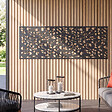 ID MARKET - Panneau décoratif universel 150 x 50 CM FLOWER gris - vignette