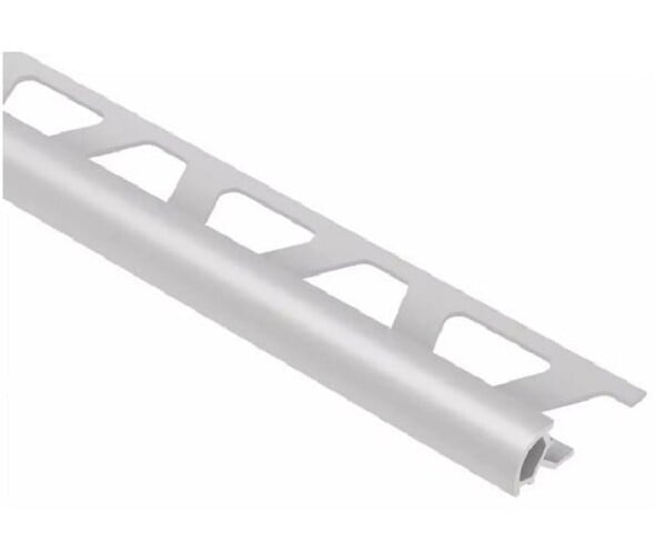 SCHLUTER - Profilé de finition quart de rond RONDEC-PRO 110 - Coloris: blanc brillant - hauteur: 11mm - longueur: 2,5ML - large