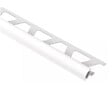 SCHLUTER - Profilé de finition quart de rond RONDEC-PRO 100 - Coloris: blanc brillant - hauteur 10mm - longueur: 2,5ML - vignette