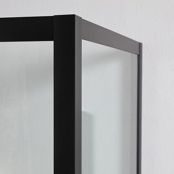KIAMAMI VALENTINA - Porte De Douche Niche 100 Cm Porte Coulissante + Paroi Fixe 70 Cm | City - large