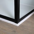 KIAMAMI VALENTINA - Porte De Douche Niche 100 Cm Porte Coulissante + Paroi Fixe 70 Cm | City - vignette