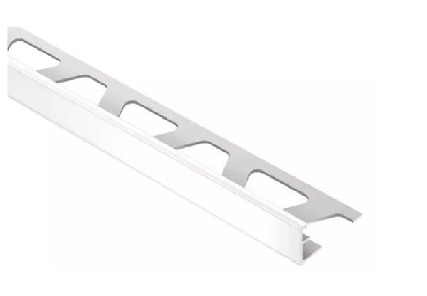 SCHLUTER - Profilé de finition JOLLY-P 110 - Coloris: blanc brillant - hauteur: 11mm - longueur: 2,5ML - large