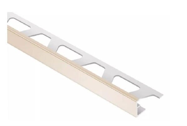SCHLUTER - Pro#64257;lé de finition JOLLY-P 80 - Coloris: blanc brillant - hauteur: 8mm - longueur: 2,5ML - large
