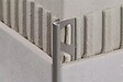 SCHLUTER - Profilé décoratif à finition structurée JOLLY-TS 125 - Coloris: gris beige - hauteur: 12,5mm - longueur: 2,5ML - vignette