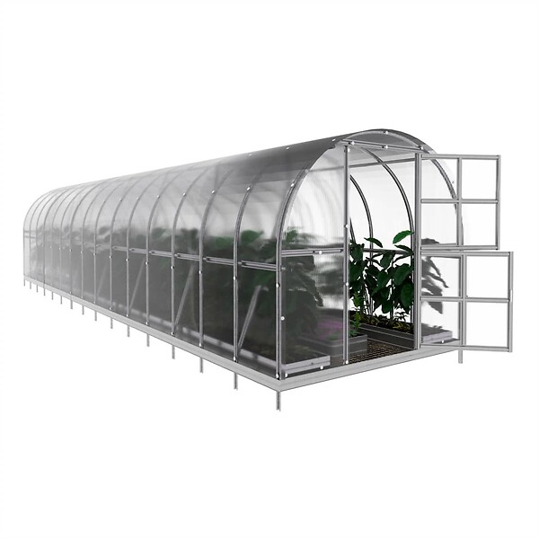 KLASIKA GREENHOUSES - Serre de jardin KLASIKA ARCH 3 x 12 m (36 m²), 4 mm avec revêtement en polycarbonate - large