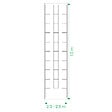 KLASIKA GREENHOUSES - Kit de jardinière surélevées pour une serre 2,5x10 m, acier galvanisé, Klasika Greenhouses - vignette