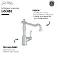 JACOB DELAFON - Robinet de cuisine Louise chrome - vignette