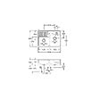 VILLEROY ET BOCH - Evier timbre d'office  Tradition 89,5 x 63 céramique vidage auto blanc - vignette