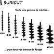 SURICUT - Mèche SEMI-PROFESSIONNELLE Ø 200 mm pour tarière thermique - vignette