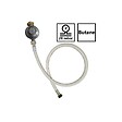 PROWELTEK - Kit détendeur 28 mbar vissable gaz Butane + Tuyau gaz flexible 1.50 m à embouts vissables - vignette