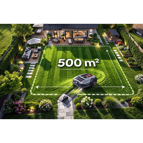 BY TONINO - Robot Tondeuse Autonome Coupe Ø18cm Surfaces 500m² Pente 45% Recharge Automatique Controle facile sur Smartphone LAMBORGHINI - large