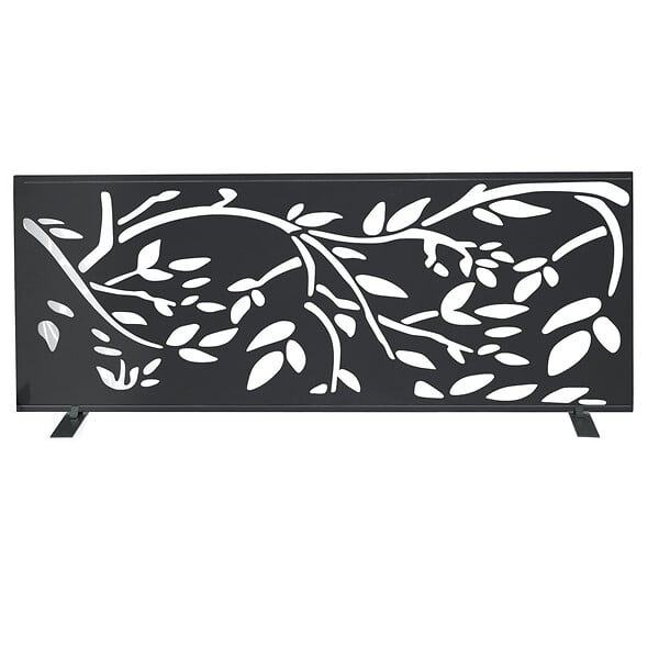 ID MARKET - Panneau décoratif universel 150 x 50 CM LIS gris - large