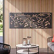 ID MARKET - Panneau décoratif universel 150 x 50 CM LIS gris - vignette