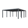 DIRECT-ABRIS - Carport aluminium CARLTON 570 x 550 cm - 2 Voitures - 31,35m2 - Gris anthracite - vignette