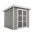 DIRECT-ABRIS - Abri de Jardin Composite ALMA - 5m2 - Gris clair - Cabane de jardin - vignette
