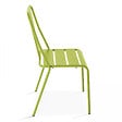 OVIALA - Chaise de jardin en métal vert - Dieppe - vignette