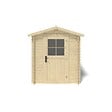 ALTANKA - Abri de jardin en bois - 5.7m2 - 1.9x3m - Ep. 28mm - Couleur: naturel - DOM662 - vignette