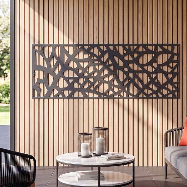 ID MARKET - Panneau décoratif universel 150 x 50 CM USAK gris - large