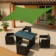 WERKAPRO - Voile d'ombrage carrée verte anis  5 x 5 m - vignette
