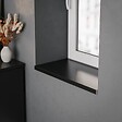 TECNOPROFILS - Appui de fenêtre PVC l. 40 cm x ép. 9 mm - Noir - 140 cm - vignette