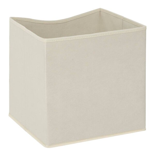 5 FIVE SIMPLY SMART - Boîte Mix'n Modul 31x31cm beige tissu et carton - large