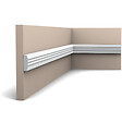 ORAC DECOR - P5021 Cimaise murale Orac Decor - 3x1x200cm (h x p x L) - moulure décorative polyuréthane Carton complet - vignette
