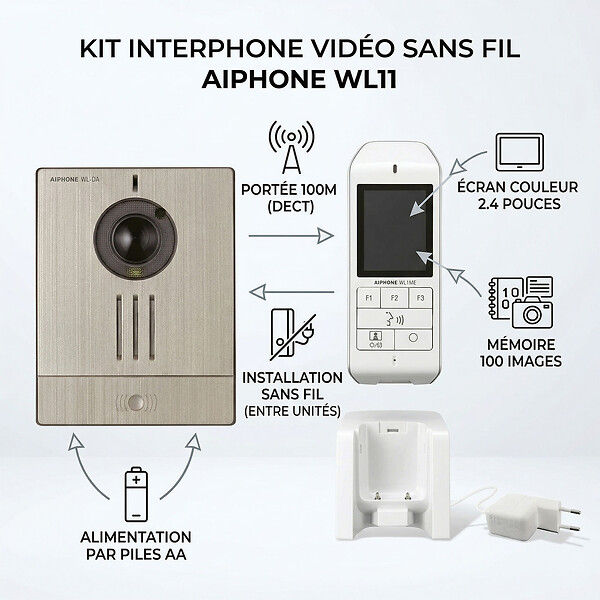 AIPHONE - WL11 CARILLON VIDEO SS FIL - large