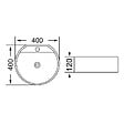 KIAMAMI VALENTINA - Lavabo De Meuble Rond En Céramique Noire Mate - vignette