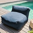 OVIALA - Salon de jardin modulable 4 places bleu pacific - Mixi - vignette