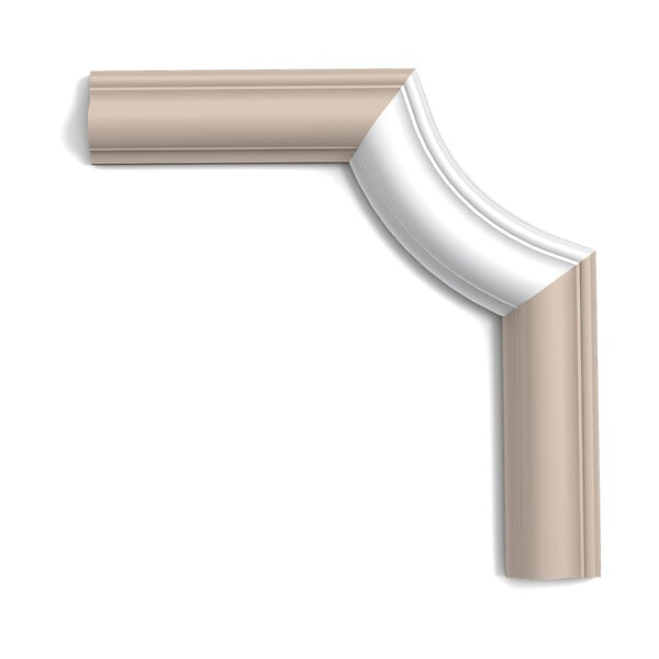 ORAC DECOR - Angle Arrondi Pour Cimaise P801c - L19,8 X H2,6 X L11 Cm - Orac Decor - large