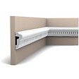 ORAC DECOR - P6020 Cimaise murale Orac Decor - 6,5x3x200cm (h x p x L) - moulure décorative polyuréthane Carton 8 pièces - vignette