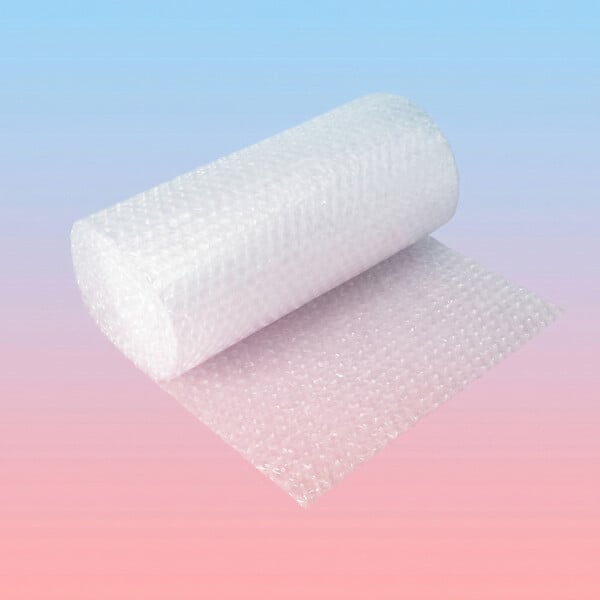 LIVEA - Papier bulle transparent 60 cm x 100 m pour déménagement et protection d’objets fragiles (BUBLFOL60) - large