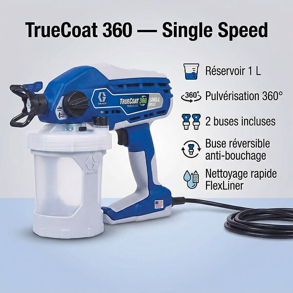 MAGNUM BY GRACO - Pulvérisateur à  peinture airless Magnum by Graco TrueCoat 360 réservoir 1L - large