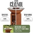GRILL'CHIC - GRILL'CHIC - Pack Privilège Brasero Cévenol Corten Bois Rond - Simple Cuve - Avec Bâche + Grille + Stop Food Inclus - À Assembler - Fabriqué en France - Ø74 x 90 cm - vignette